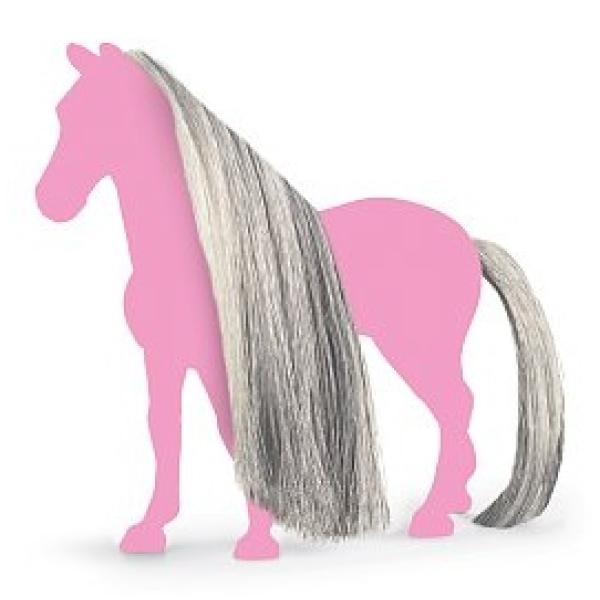 Schleich Šedé doplnky na chvost a hrivu