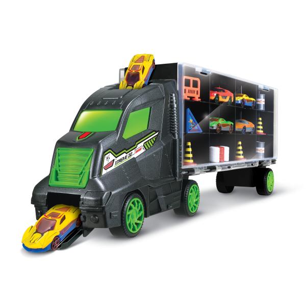 Auto kamion s kovovými auty 48 cm