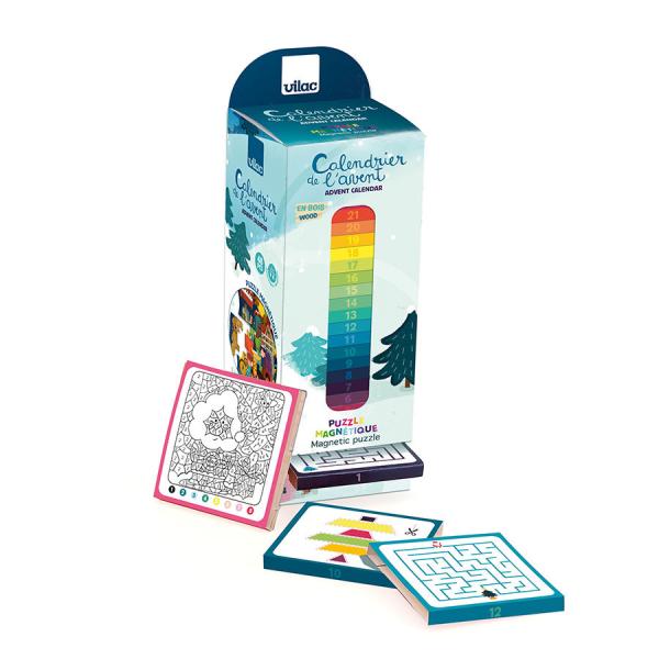 Vilac Adventný kalendár magnetické puzzle