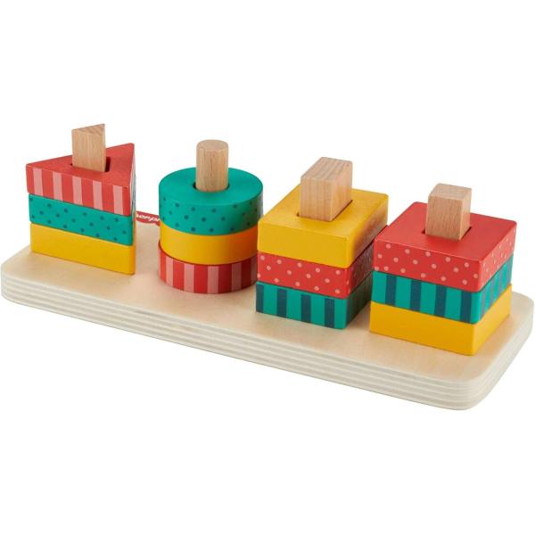 Fisher Price Dřevěná skládačka tvary