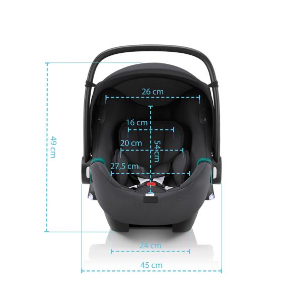 Autosedačka Baby-Safe iSense, Nordic Grey (obrázek 3)