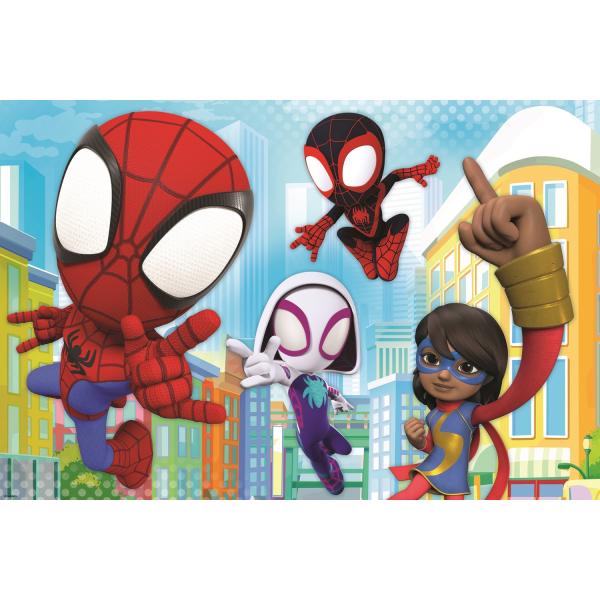 Trefl Puzzle Super Shape XXL Spidey a jeho úžasní přátelé 60 dílků