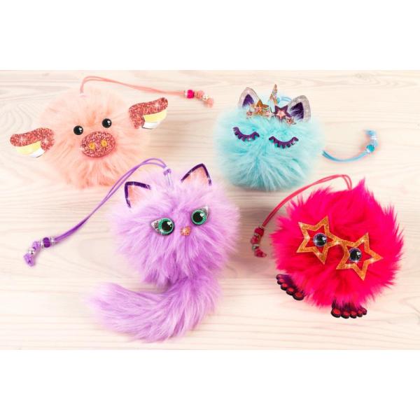 Přívěsky, roztomilé chlupaté koule (obrázek 5)