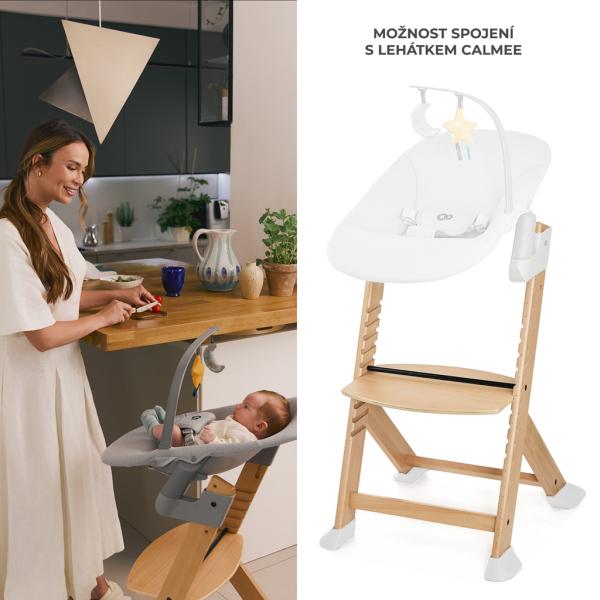 KINDERKRAFT Židlička jídelní Nordic Breeze s polštářem (obrázek 4)