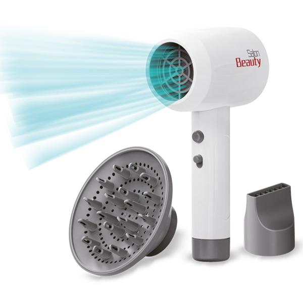 MOJE DOMÁCNOSTI – Elektrický dětský fén s příslušenstvím