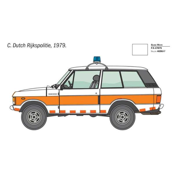 Model Kit auto 93661 – Range Rover Policie (1:24)