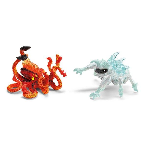 Schleich Ledový brouk vs. Ohnivý kraken