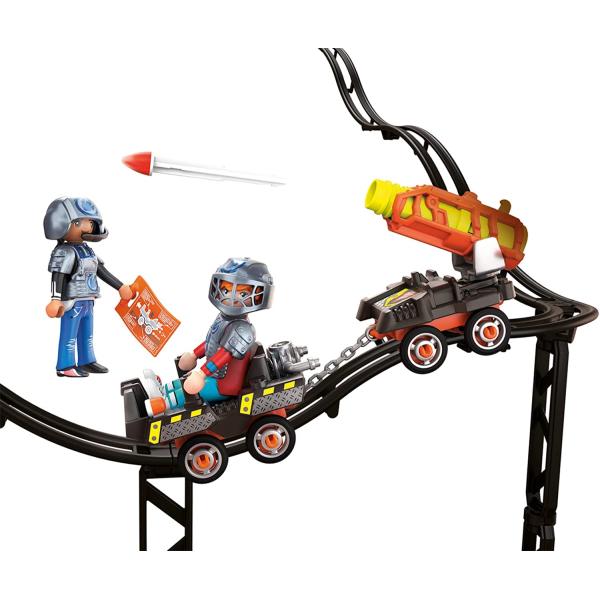 PLAYMOBIL Dino Rise 70929 Dino Mine Vozík s raketami