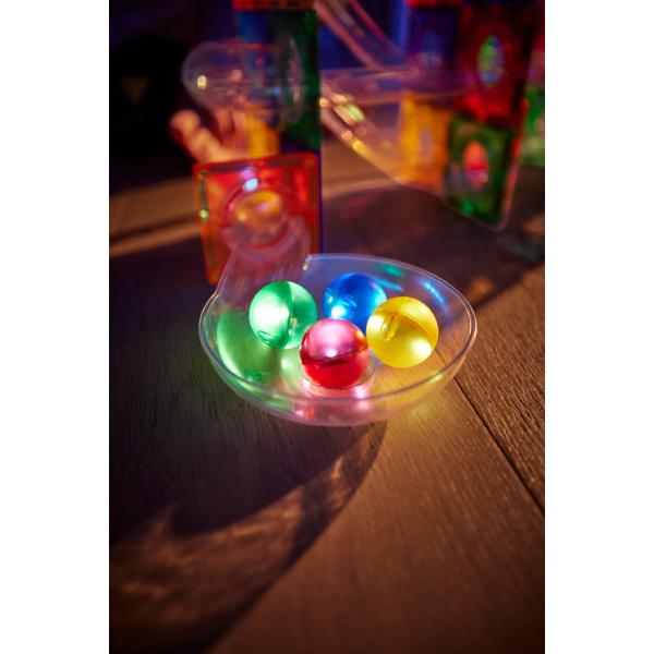 Cleverclixx Kuličková dráha – Sada kuliček Dazzling Lights – 4 ks (obrázek 10)