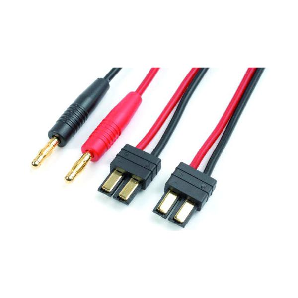 Cavo di ricarica con banane - seriale Traxxas (14AWG)