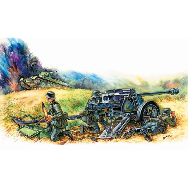 Wargames (WWII) military 6257 – Pak-40 (1:72)