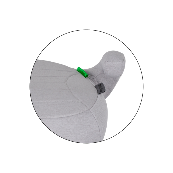 PETITE&MARS Podsedák Zuno Gentle Grey 125 - 150 cm (22-36 kg) (obrázek 6)