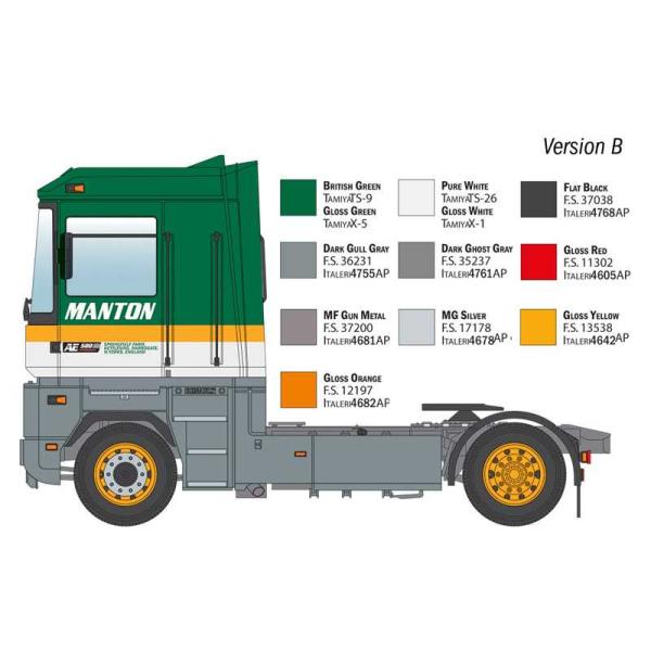 Model Kit truck 3969 - Renault AE500 Magnum (1:24) (obrázek 5)