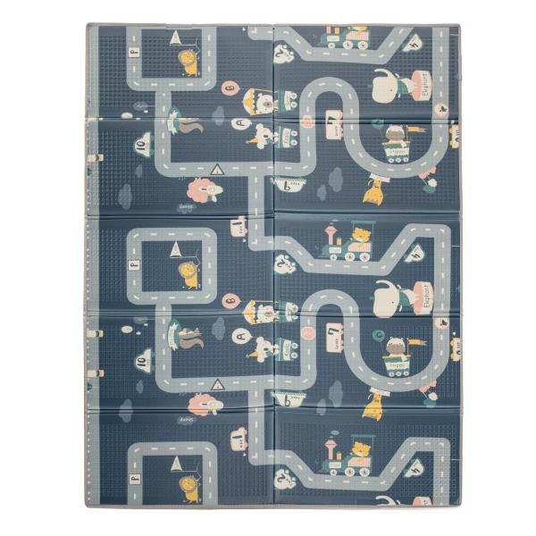 Multifunkční pěnová skládací podložka oboustranná 200x150, Dino (obrázek 4)