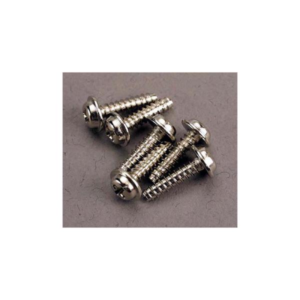 Traxxas skrutka krížová 3x12mm hlava s golierom zink. (6)