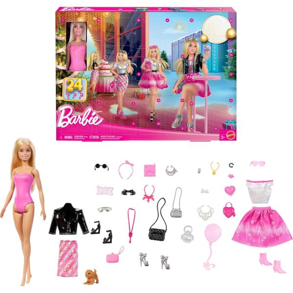 Mattel Barbie Módny Adventný kalendár 2025