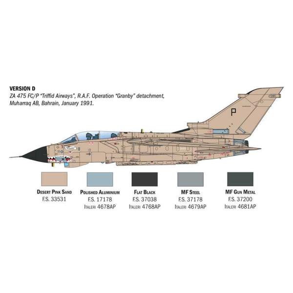 Model Kit letadlo 2521 - Tornado GR.1/IDS (1:32) (obrázek 8)