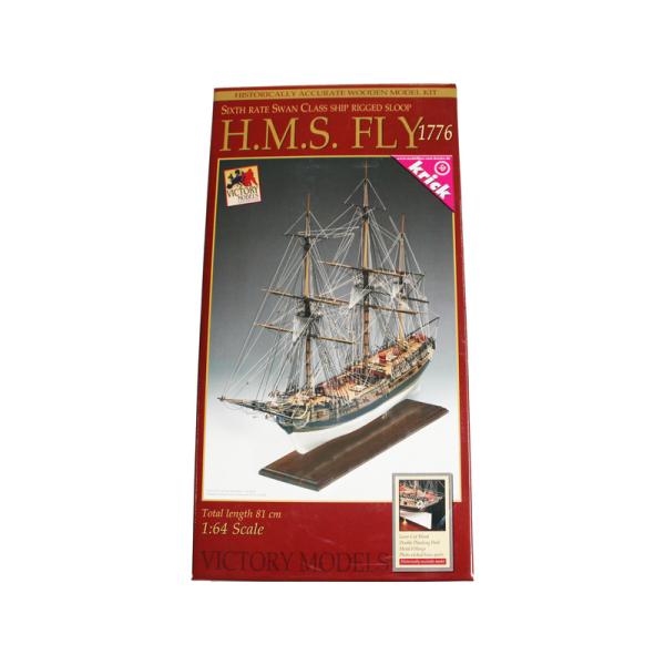 VICTORY MODELS H.M.S. Fly 1776 1:64 kit (obrázek 9)