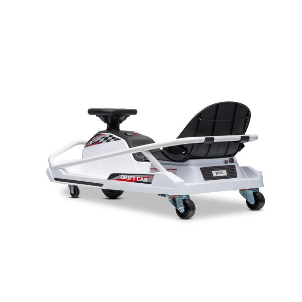 Beneo Motors driftovací Motokára 24V, bílá, 300W Bezkartáčový Motor, Lithiová baterie, Dr (obrázek 10)