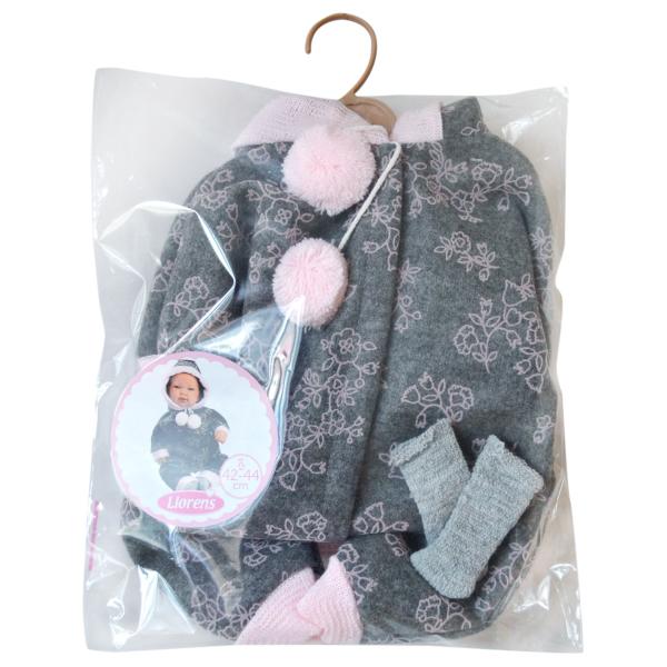 Llorens M844-04 obleček pro panenku miminko NEW BORN velikosti 43–44 cm
