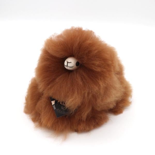 INKARI Plyšová hračka Alpaca Mini Monsterfluff Hazelnut 15cm