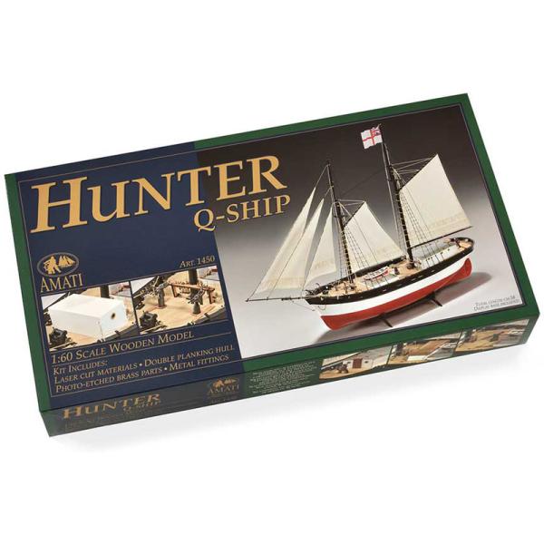 AMATI H.M.S. Hunter škuner 1:60 kit (obrázek 4)