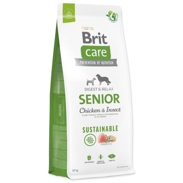 Krmivo Brit Care Dog Sustainable senior Chicken & Insoct 12kg