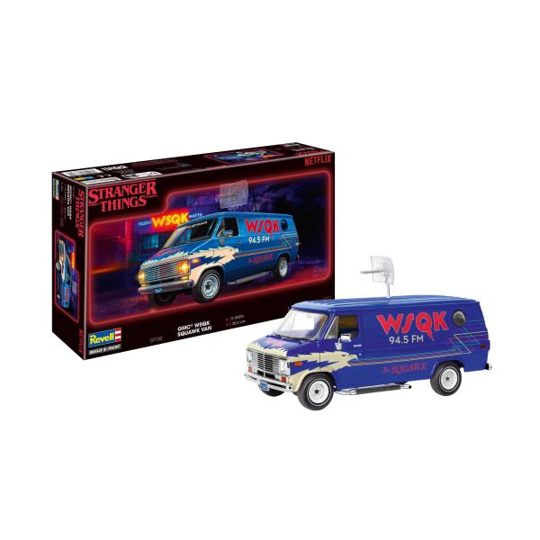 Plastic ModelKit STRANGER THINGS auto 07732 – GMC® WSQK Squawk Van (1:25)