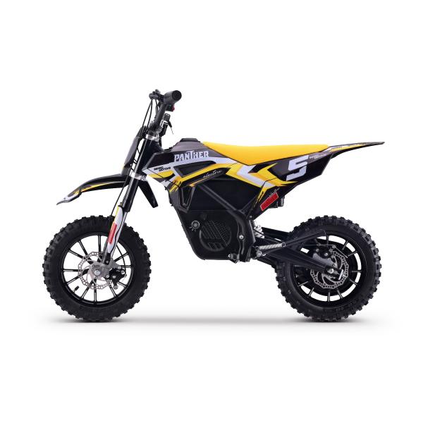 Elektrický Motocross pro děti Beneo Motors Panther žlutý - 550W (obrázek 5)