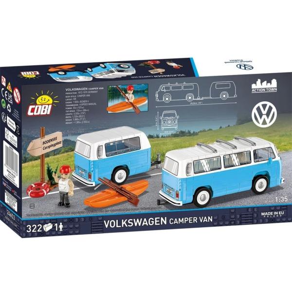 Cobi Volkswagen Camper Van, 1:35, 322 k, 1 f