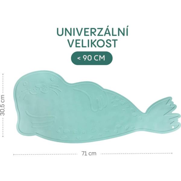 Silikonová protiskluzová podložka do vany, Dove Grey (obrázek 5)