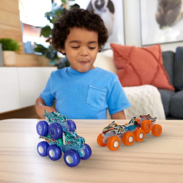 Mattel Hot Wheels Monster trucks power smashers tahač a truck (obrázek 4)