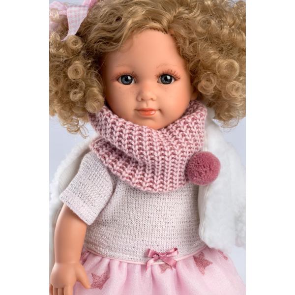 Llorens 53542 ELENA – realistická panenka s měkkým látkovým tělem – 35 cm