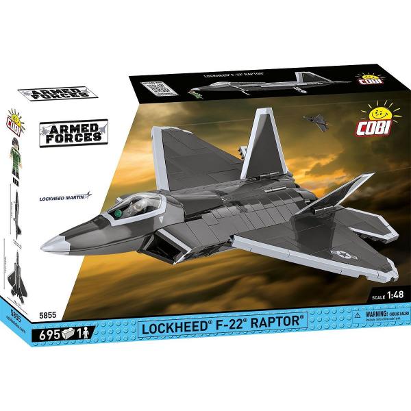 Cobi Lockheed F-22 Raptor, 1:48, 695k, 1f