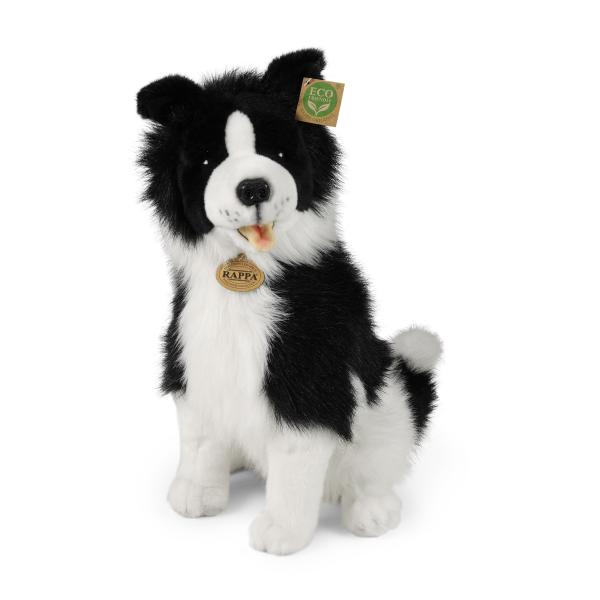 Plyšový pes border kólia sediaci 40 cm ECO-FRIENDLY