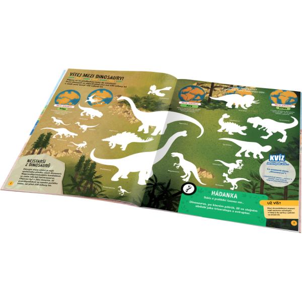 Misia Dinosauri – Hľadaj a rozlušti s nálepkami