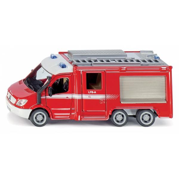 SIKU Super - Mercedes-Benz Sprinter hasičské auto s rebríkom 1:50