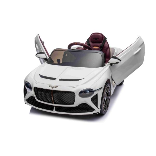 Elektrické autíčko Bentley Bacalar 12V, bílé, Dveře otevírající se nahoru, 2.4 GHz dálkové (obrázek 9)