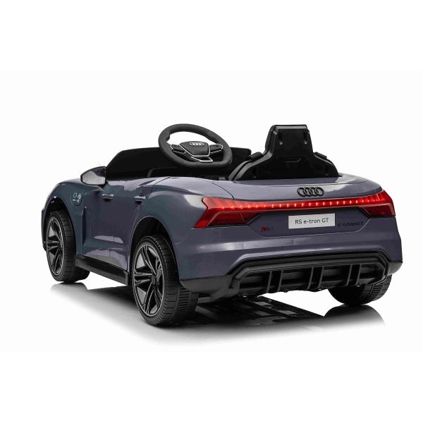 Elektrické autíčko Audi RS E-tron GT 12V, šedé, široké jednomístné sedadlo, 2,4 GHz dálk (obrázek 11)