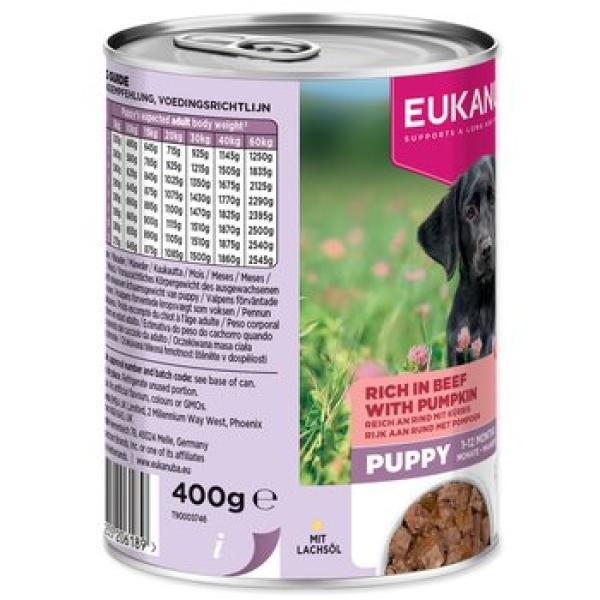 Konzerva EUKANUBA Puppy bohatá na hovězí s dýní 400 g (obrázek 8)