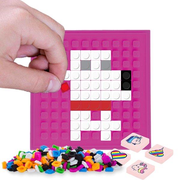 PIXIE CREW mozaikový panel fuchsiový čtverec