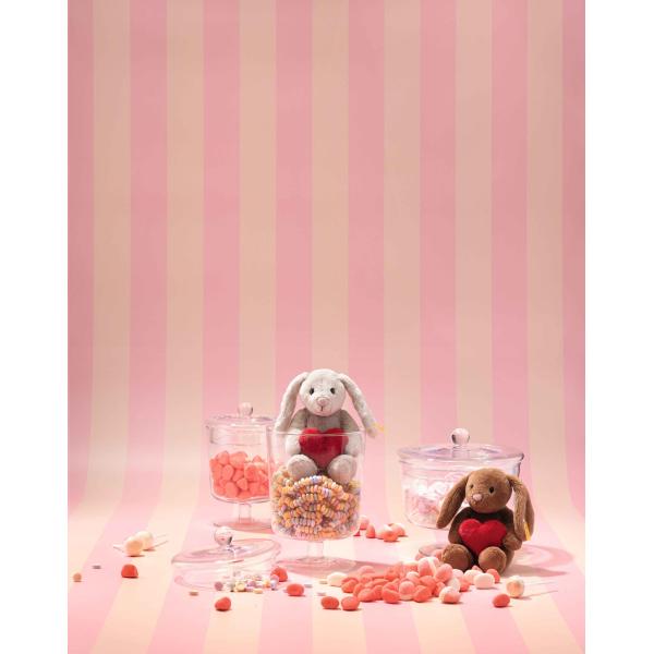 STEIFF Friends Hoppie králík – Love, hnědá plyšová hračka (obrázek 6)