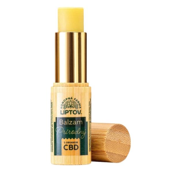 Konopný balzam CBD prírodný - bambus obal (Limetka)