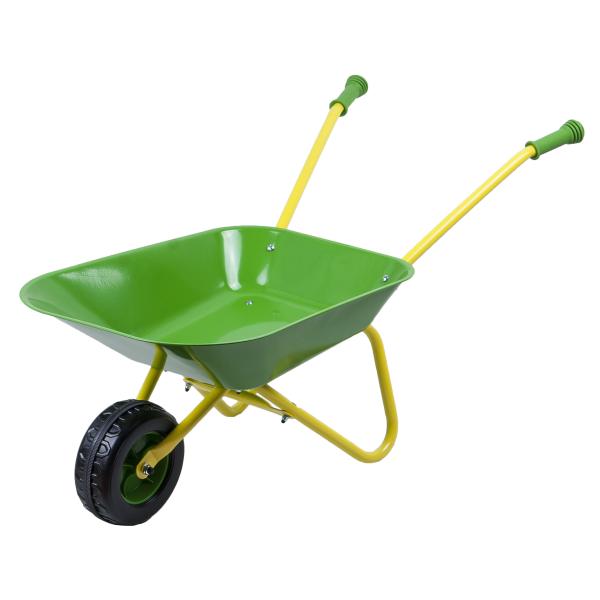 Detský fúrik kovový zelený