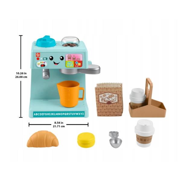 Mattel Fisher Price Vzdělávací kávovar CZ/SK/ENG/HU/PL (obrázek 4)
