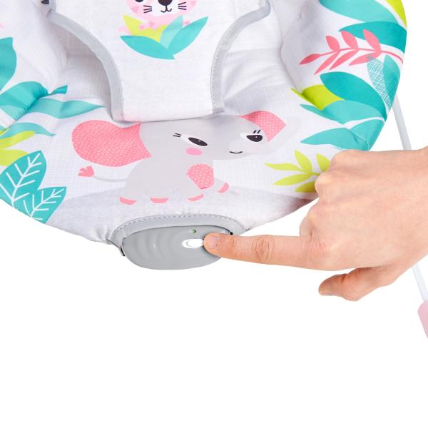 BRIGHT STARTS Lehátko vibrující Flamingo Vibes ™ 0m +, do 9kg (obrázek 5)