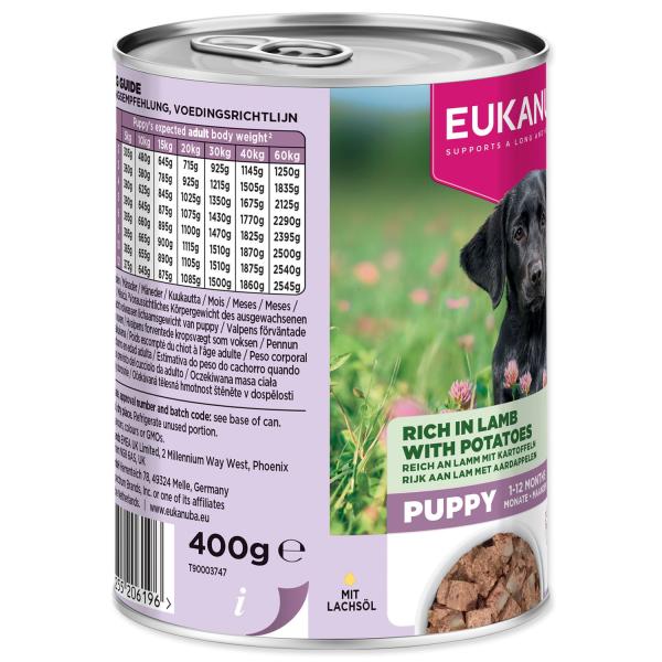 Konzerva EUKANUBA Puppy bohatá na jehněčí se bramborami 400 g (obrázek 7)