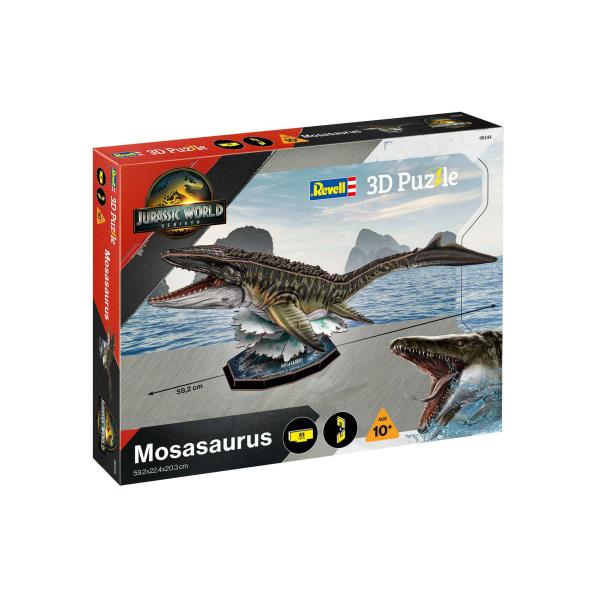 3D Puzzle REVELL 00244 - Jurský svět - Mosasaurus