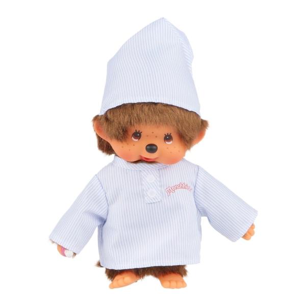 Monchhichi Mončiči chlapec v pruhovanom pyžame 20cm