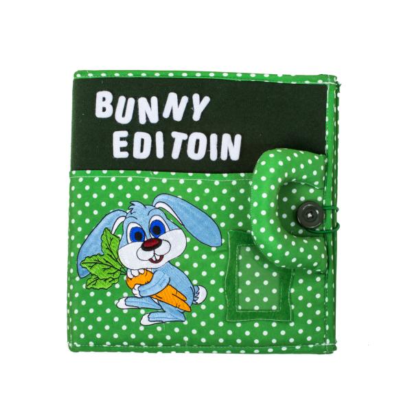 Libro interattivo per bambini Quiet Book, Rabbit